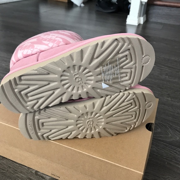 Ugg classic jersey stripe mini boot - Picture 5 of 7